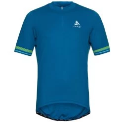 Odlo Essential Stand-Up Collar S/S 1/2 Zip Herren Radtrikot
