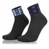 Eightsox Color Mid Merino Multifunktionssocke 2er Pack