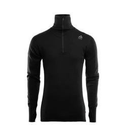 Aclima Doublewool Polo W.zip Langarmshirt