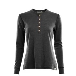 Aclima Warmwool Granddad Shirt Women Damen Langarmshirt