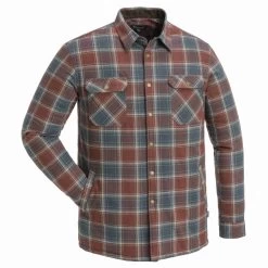 Pinewood Finnveden Checked Padded Overshirt Herren Flanellhemd