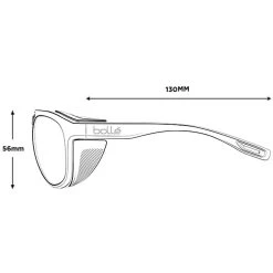 BOLLE Bollé Adventurer Bollé 100 Cat 4 - Gletscherbrille -Das Geheimnis der Outdoor-Bekleidung. boll adventurer 100 cat 4 gletscherbrille black matte bol bs139002 2