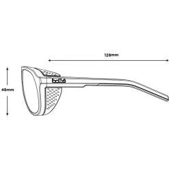 BOLLE Bollé Cobalt Bollé 100 Cat 4 - Bergbrille -Das Geheimnis der Outdoor-Bekleidung. boll cobalt 100 cat 4 bergbrille black matte bol 12525 5
