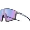 JULBO Edge Spectron 1 - Fahrradbrille -Das Geheimnis der Outdoor-Bekleidung. julbo edge spectron 1 fahrradbrille durchscheinend glaenzend grau violett jb j562 1022 0